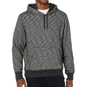 Sweat à capuche unisexe surdimensionné de haute qualité, décontracté, athlétique, hiver, logo uni sur le devant, en molleton bouclette - Product Image 1