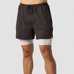 Shorts de course premium respirants, anti-humidité, légers, séchage rapide, pour l'athlétisme, le fitness, l'entraînement et les vêtements de sport - Product Image 1