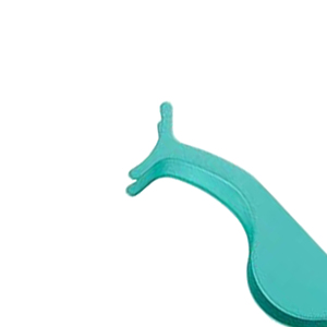 Applicateur de cils en acier inoxydable à lèvre incurvée, recourbe-cils professionnel pour extensions de cils, pince à cils à pointe lisse - Product Image 3