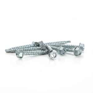 Tornillo Autorroscante PDC Modelo 16 con Cabeza Hexagonal, Galvanizado, de Acero al Carbono, Rosca Gruesa en Pulgadas, Clase 4.8 y 6.8 - Product Image 4