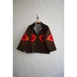 Hand Embroidered Woven Floral Eco-Friendly Quick Dry Breathable <b>Velvet</b> <b>Women's</b> Boho Vintage Ethnic Winter <b>Jacket</b> - Product Image 2