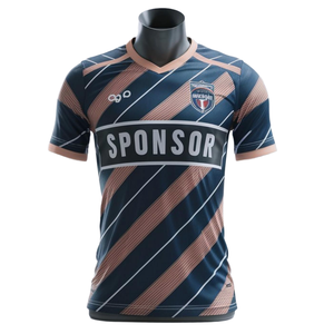 High Quality custom design Fast Drying Men's Soccer Club Uniforms Factory Manufacture Soccer Jerseys Bangladesh Origin - Product Image 1