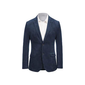Traje de Negocios Azul Marino de Viscosa Tejida con Doble Botonadura, Transpirable, Tallas Grandes, Diseño Moderno y Ajustado, Blazer Personalizado, Nuevo Diseño BSCI 2026 - Product Image 6