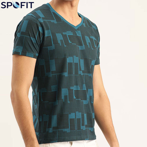 Chemises d'équipe personnalisées en sublimation, 100% polyester tricoté, col rond, t-shirts surdimensionnés pour hommes, t-shirt personnalisé en sublimation pour hommes - Product Image 5