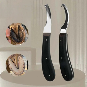 Cuchillo para Pezuñas, Herramienta para el Cuidado de Pezuñas, Cuchillo para Pezuñas de Caballo de Doble Filo de Acero Inoxidable, Suministros para Establos, Productos para el Cuidado de Caballos - Product Image 6