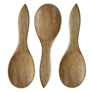 Cuillère de cuisine en bois au design industriel, finition polie, idéale pour l'intérieur et la vaisselle de cuisine - Product Image 4
