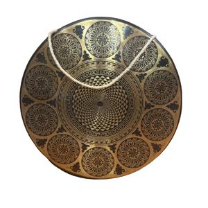Gong tibetano tradicional hecho a mano, campana de canto espiritual de Metal tallado para meditación, curación y decoración de Yoga - Product Image 2