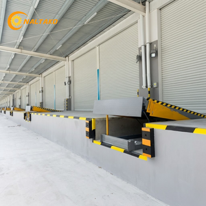 แท่นปรับระดับไฮดรอลิก 8000 กก. ได้รับการรับรองมาตรฐาน ISO9001 ขนาด 2200x2000 มม. สำหรับอุปกรณ์ขนถ่ายสินค้าอุตสาหกรรม - Product Image 1