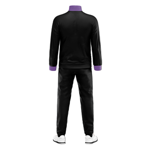 100% Polyester Customized Design Jogging <b>Suit</b> Fleece Lined Winter Sportswear Unisex Lightweight Eco Friendly Slant Stripe - Product Image 2