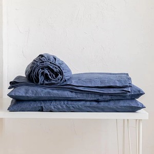 Parures de draps plats et ajustés de qualité supérieure pour hôtels, broderie hôtelière, 100 % coton européen - Product Image 6