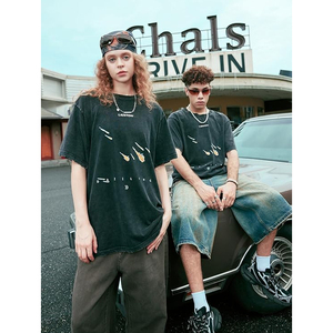 Men's Graphic Tees Shirt Unisex Cotton Oversized T-Shirt Vintage Streetwear Casual <b>Aesthetic</b> Tee Summer <b>Top</b> - Product Image 2
