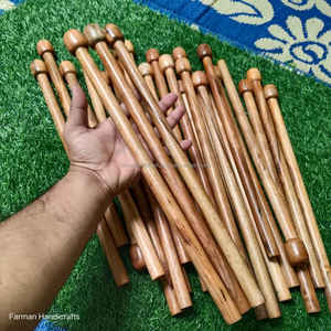 Baqueta de Madera de Acacia Natural Premium, Hecha a Mano, Ecológica, Accesorio Musical de Madera a Precio de Mayoreo - Product Image 3
