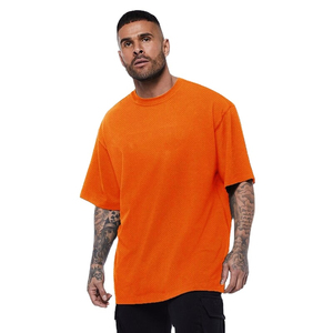 เสื้อยืดผู้ชายไซส์ใหญ่ สีฟ้าอ่อน ผ้าฝ้าย แขนปกติ คอกลม สไตล์ลำลอง ผ้าแคนวาส ระบายอากาศได้ดี ทรงปกติ เป็นมิตรกับสิ่งแวดล้อม - Product Image 4