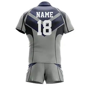 Maillot de rugby personnalisé imprimé numériquement grande taille – Service OEM – Fournisseur en gros de maillots durables – Vêtements de sport – Achat en gros - Product Image 2