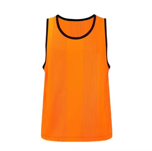 Chaleco de entrenamiento de fútbol de malla de nailon, petos personalizados con sublimación, conjunto de práctica para equipos infantiles, estilo con nombre, top - Product Image 4