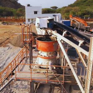 เครื่องบดกรวยอุตสาหกรรมแบบ HF พร้อมระบบปรับ CSS ด้วยระบบไฮดรอลิกและแรงบดสูง 100-500 ตันต่อชั่วโมง |   ลูกเห็บ |   ผลิตในอินเดีย - Product Image 3