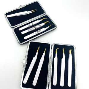 Nouvelle Collection 2026 Instruments de Beauté Magma – Pinces à Cils Tendance en Acier Inoxydable avec Logo Personnalisé pour Extensions de Cils – Emballage Complet - Product Image 5