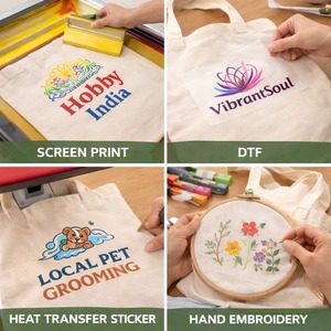 Bolsa de lona de algodón resistente para niños, muy demandada, para libros escolares, juguetes y viajes, disponible entre los más vendidos. - Product Image 4