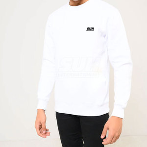 เสื้อสเวตเชิ้ตผู้ชายผ้าฝ้าย 100% ระบายอากาศได้ดี สวมใส่สบายในฤดูหนาว พร้อมโลโก้แบบกำหนดเอง ผ้าฟลีซทนทาน ดีไซน์รักษ์โลก - Product Image 5