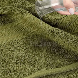 ผ้าขนหนูออกกำลังกายพรีเมียม 100% ผ้าฝ้าย ซับเหงื่อเร็ว เป็นมิตรกับสิ่งแวดล้อม ขนาดสั่งทำ สีพื้น โลโก้สั่งทำ ใช้ได้ทั้งชายหญิง สินค้ามาใหม่ - Product Image 6