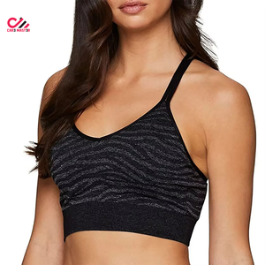 High Support Reversible Custom Logo Yoga Sport <b>Bra</b> Lightweight Breathable Windproof Eco-Friendly Push-up Tops Seamless <b>Cups</b> Plus - Product Image 6