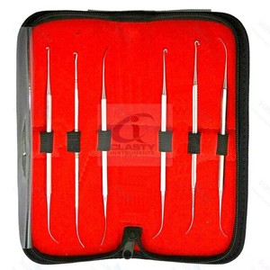 CLASTY INSTRUMENTS Instruments de restauration dentaire professionnels, ensemble de classe I, procédures manuelles, acier inoxydable, CE - Product Image 4