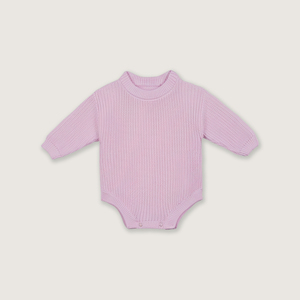 Combinaisons pour bébés garçons en tricot YKK, couleur unie, mignonnes, ODM & OEM, hiver, 100% coton, séchage rapide, Vietnam - Product Image 5