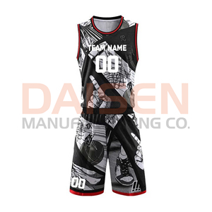 Conjunto de Uniforme de Baloncesto Ligero y Transpirable, Sin Mangas, Ropa Deportiva Personalizada para Entrenamiento y Práctica en Equipo - Product Image 5