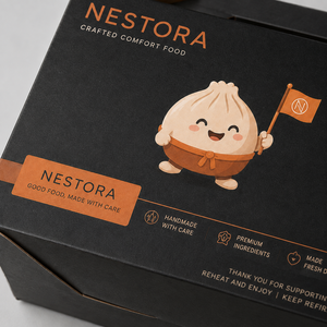 Boîte en carton personnalisée avec poignée pour emballage alimentaire, boîte à emporter pour repas, idéale pour les burgers et poulet frit - Product Image 4