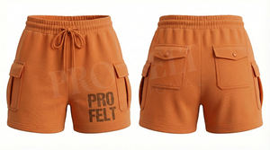 Nuevo Diseño de Última Moda, Pantalones Cortos Deportivos de Cintura Media, 100% Algodón, Lisos, Ecológicos, Transpirables, de Secado Rápido, Personalizables - Product Image 5