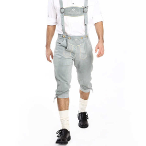 Men Lederhosen Classic Bavarian Leather Shorts Lederhosen Men Traditional Leather Shorts Supplier Men Lederhosen - Product Image 2