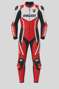 Unisex Rucati Made to Measure Racing Jumpsuit/Traje Cowhide/Kangaroo Leather Track Racing Suit With Hump CE <b>Protectors</b> - Product Image 2