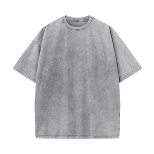 Camiseta Acid Wash 2026, Camiseta de Moda Personalizada de Calidad Profesional para Hombre, 100% Algodón Transpirable, Fabricada en Fábrica, Venta al Por Mayor - Product Image 1