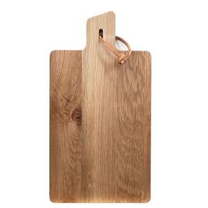Tabla de cortar rústica de madera para cortar frutas, verduras y carne, tabla de cortar y charcutería hecha a mano, accesorios de cocina - Product Image 4