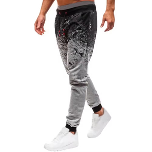 <b>Men</b> Sublimation Sweatpants High Quality <b>Printed</b> <b>Trousers</b> with Modern Patterns Soft Fabric and Functional Pockets for Streetwear - Product Image 5