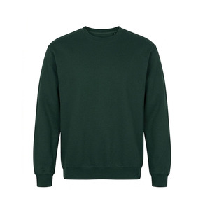เสื้อสเวตเชิ้ตผู้ชาย แขนยาว คอกลม ผ้าฟลีซ สีพื้น ไซส์ใหญ่ ผ้าฝ้าย 100% เป็นมิตรกับสิ่งแวดล้อม - Product Image 2