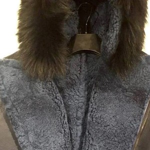 Premium <b>Men's</b> Leather <b>Shearling</b> Winter <b>Jacket</b> Genuine Sheepskin Fur Aviator Coat Durable Warm Fashion Luxury Outerwear - Product Image 3