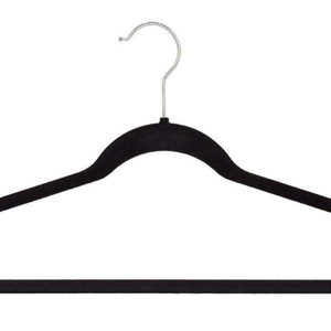 Perchas de Plástico Negras Ecológicas para Ropa, Antideslizantes, Duraderas, con Gancho Giratorio de 360 Grados, OEM/ODM - Product Image 5