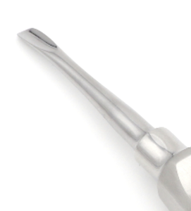 Elevador de Extracción Dental Curvo de 5mm, Instrumento con Hoja Delgada y Afilada para Cortar Ligamentos Periodontales, Acero Inoxidable Quirúrgico - Product Image 2