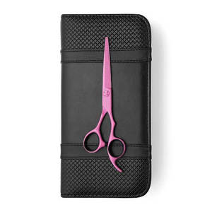 Tijeras de Corte de Pelo Rosadas Premium y Tijeras de Entresacar, Combo de Acero Inoxidable Afilado, Diseño Ergonómico, Herramientas Profesionales para Salón de Belleza - Product Image 5