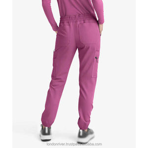 Uniformes de soins de santé confortables Ensembles de hauts pour médecins et infirmières Tissu non tissé extensible pour le travail Vêtements médicaux de marque privée - Product Image 6