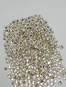 Diamants naturels de qualité supérieure, taille brillant ronde, 1,30 mm à 1,70 mm, excellente taille, pour la création de bijoux pendentifs hip-hop pour hommes. - Product Image 5