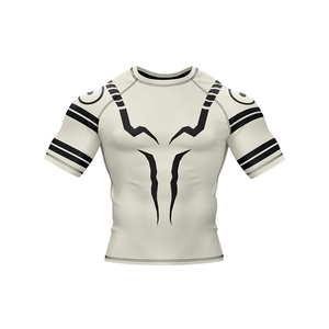 Rashguard MMA pour homme de qualité supérieure, respirant, manches longues, élégant, en Spandex/Nylon, couleur personnalisable, en vente - Product Image 1