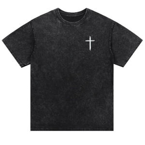 เสื้อยืดแขนสั้นลายกราฟฟิตี Lightning Graffiti Font Ringer ผู้ชาย ผ้าฝ้าย 100% เป็นมิตรกับสิ่งแวดล้อม แห้งเร็ว สไตล์ไฮสตรีท เรโทร - Product Image 6