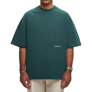 T-shirt Homme Oversize de Luxe en Coton Lourd 240 g/m² avec Épaules Tombantes, Qualité Supérieure, Personnalisable, Style Streetwear - Product Image 3