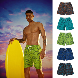 High Quality Men's Summer Beach Shorts Water-Proof Double <b>Layer</b> Mesh Plus Size Casual Solid Pockets Summer Swim Shorts - Product Image 6