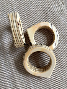 Anillo de Servilleta de Madera de Lujo para Boda, Clásico, Hecho a Mano, Duradero y Ecológico, Accesorios para la Mesa de Comedor de Tradebyd - Product Image 3