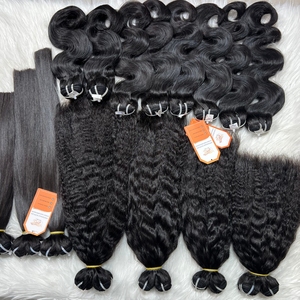 Super venta en extensiones de cabello humano rizado ondulado 8 \ "a 32 \" Paquetes de longitud Precio al por mayor para vacaciones - Product Image 1