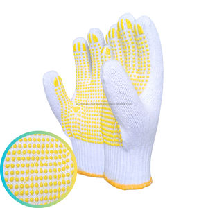 Gants de sécurité antistatiques et antichocs de fabrication indonésienne améliorés avec des points en PVC pour une utilisation industrielle - Product Image 3