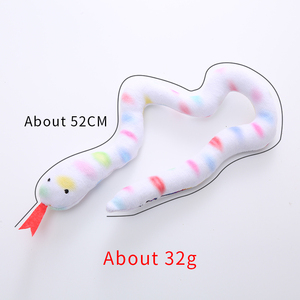 Juguete Masticable Suave para Gatos, Lindo Juguete de Peluche con Forma de Serpiente para Morder, Masticar y Limpiar los Dientes, Juguetes Interactivos de Peluche para Mascotas al por Mayor - Product Image 5